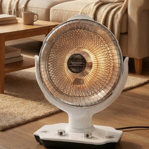 alt=Electric Moveable Room Heater | Dual Heat Control Knobs | Fast Heating Portable Heater for Home & Office