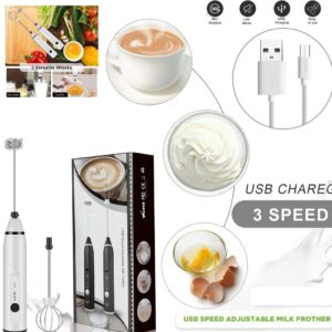 High Quality Coffee Beater and Egg Whisker, Rechargeable USB Connect, Milk Frothier & Former, Egg Beater, Cake Beater