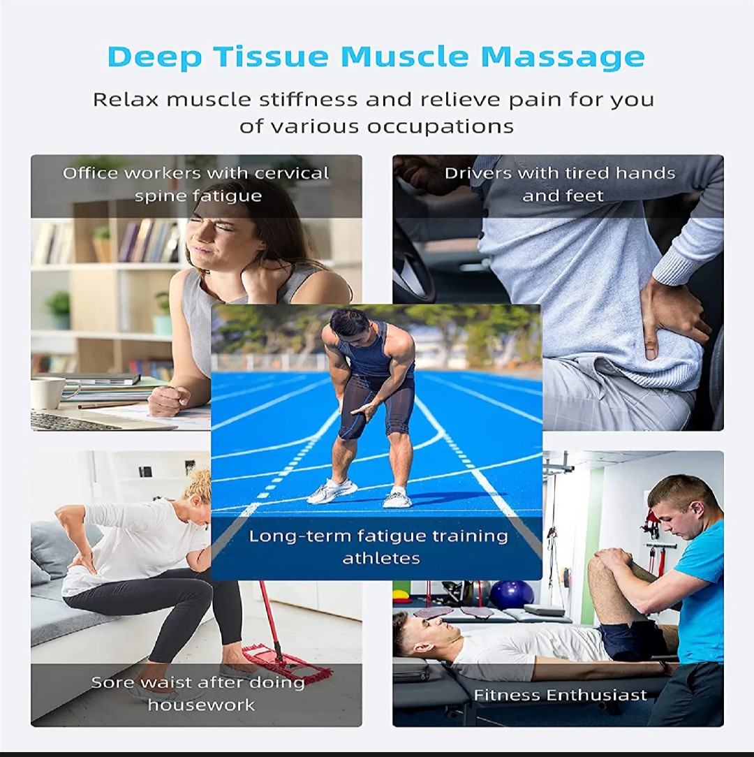 Original Fascial Massager _Gun / USB Rechargeable Deep Tissue Muscle Fitness Facial Massage - Image 4